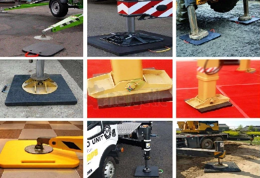 Black UHMWPE Upe Outrigger Crane Leg Supporting Pad Jack Pad/UHMWPE/HDPE Jack Pad/Crane Pad